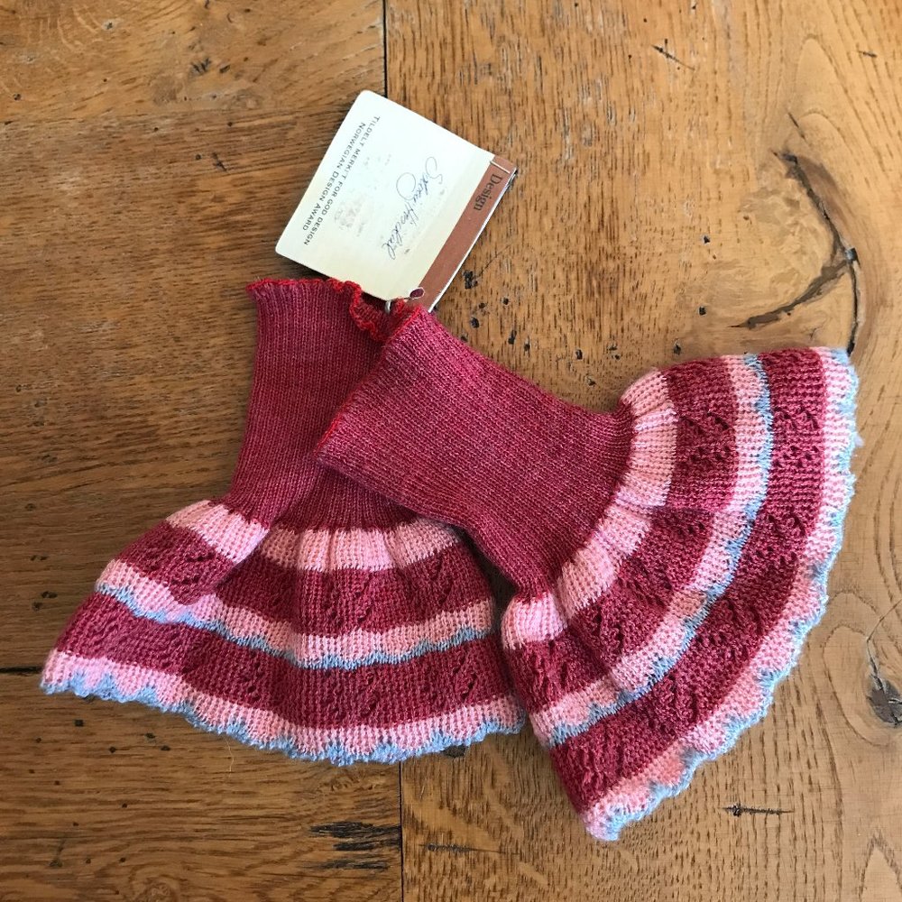 Norwegian OLEANA Fingerless Gloves Mittens